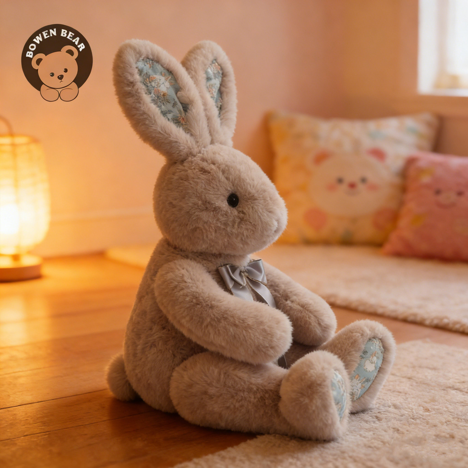 大兔海文毛绒玩具可爱兔子公仔大号兔玩偶陪伴娃娃抱枕儿童生日女