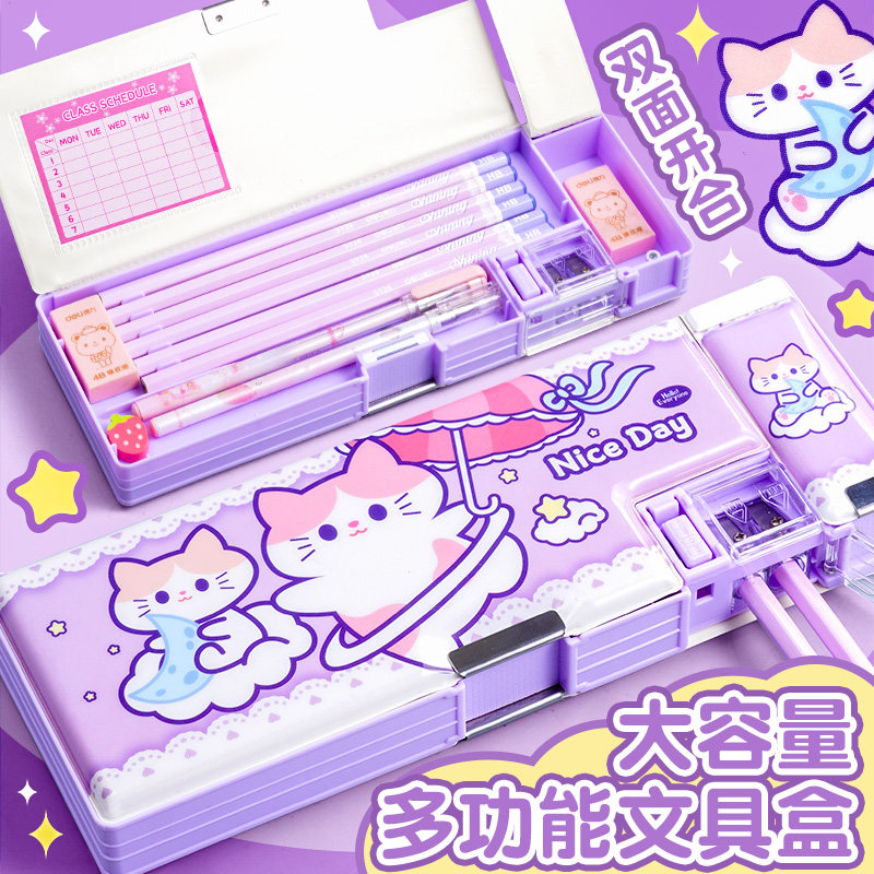 文具盒女孩款大容量笔袋小学生用图片