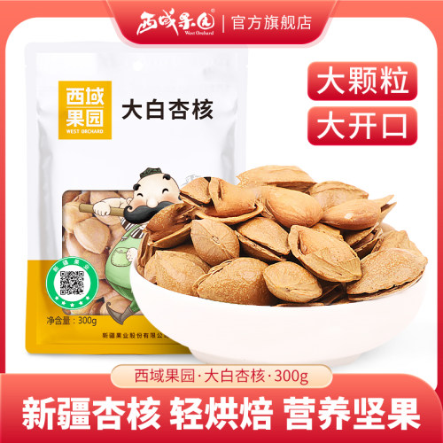 西域果园大白杏核300g