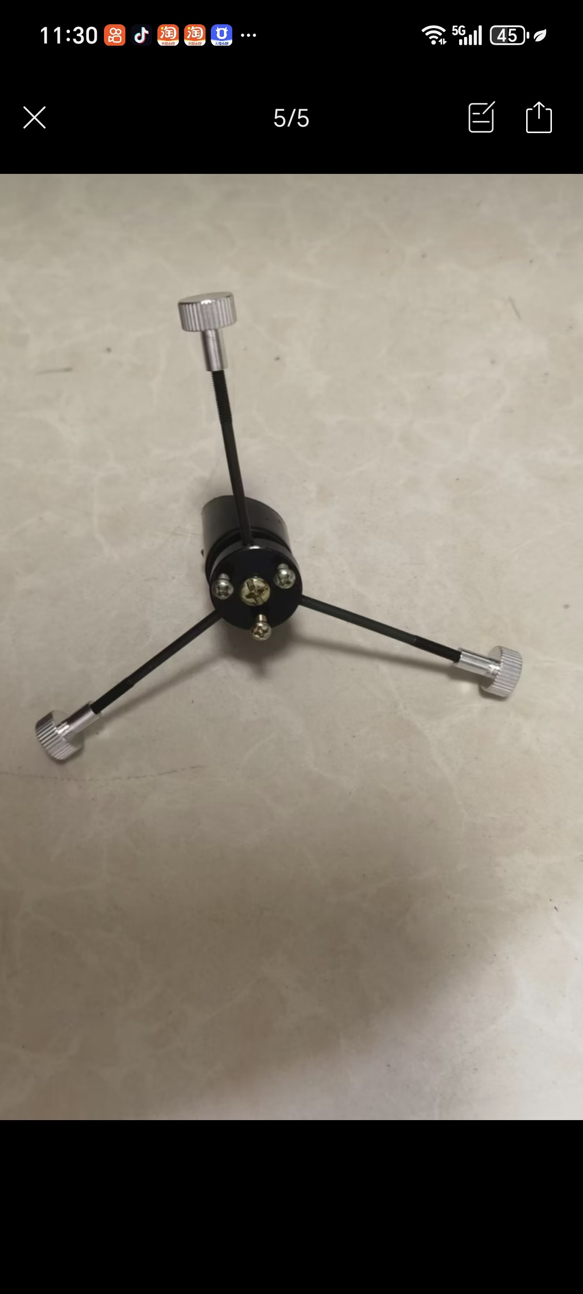 配件DIY天文望远镜900114副镜座适配160mm水管图片