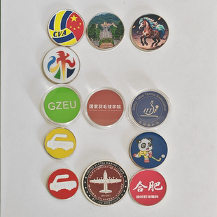 现货足球排球羽毛球乒乓球分边选择裁判考试道具 挑边器来图定制