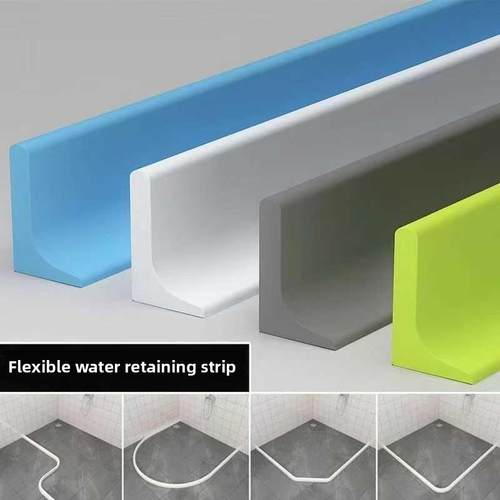 挡水条浴室卫生间厨房淋浴房地面台面硅胶实心隔水阻水防水条神器