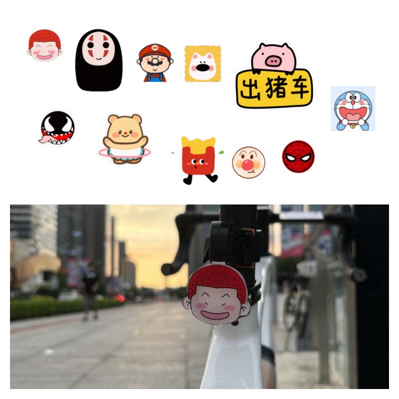 创新个性的自行车充电尾灯，山地公路儿童自行车平衡车尾灯