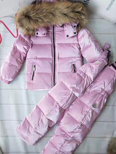 童装两件套儿童羽绒服套装男女童装宝宝装婴儿羽绒服冬装滑雪服