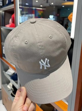 韩国正品MLB帽子复古软顶小标NY运动LA休闲鸭舌帽明星同款棒球帽C