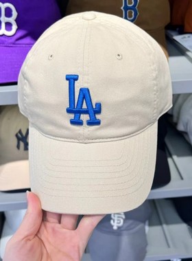 韩国正品MLB帽子NY洋基队男防晒大标棒球帽LA遮阳鸭舌帽女CP66