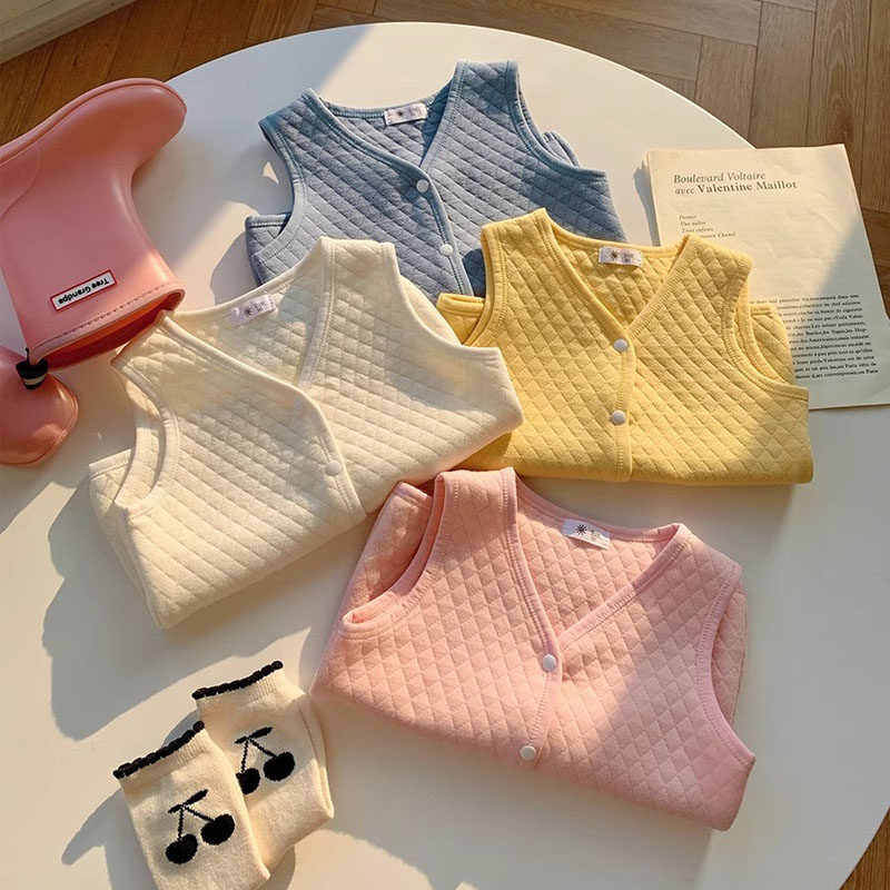 秋冬儿童轻薄马甲空气棉外穿开衫宝宝双层加棉背心女童保暖小坎肩,童装/婴儿装/亲子装,马甲,淘宝优惠券,粉丝福利购,淘宝优惠卷