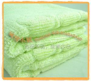 健康◆提花四叶草◆竹纤维毛巾 枕巾/枕头巾◆40*80 130g 四色