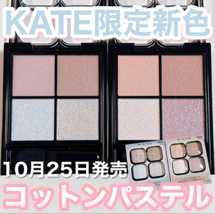 日本KATE凯朵低饱和白开水四色眼影盘2025年限定新色EX-4 EX-5