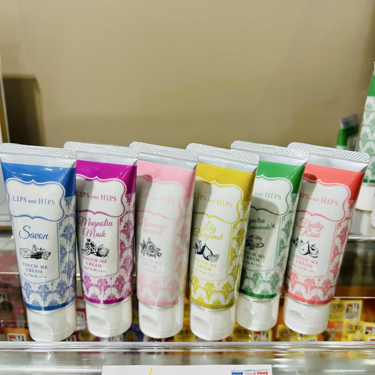 lipsandhip日本保湿护手霜果香