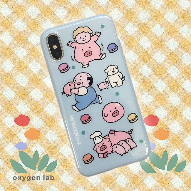 氧气实验室2019猪大福系列/蓝色皮球猪原创手机壳/亮面软壳|msdalam kategori Aksesori Digital 3C, Aksesori telefon bimbit, Kes telefon bimbit/Shell - dari Buy2taobao.com untuk memberikan perkhidmatan ejen Taobao profesional membeli