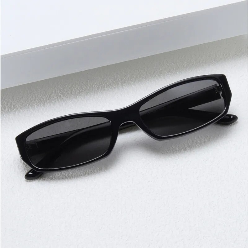 跨境新款复古猫眼墨镜女高级感Y2K辣妹街拍凹造型防紫外线太阳镜