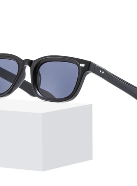 米钉韩版3755方框小众墨镜男女同款个性优雅高级风防紫外线太阳镜