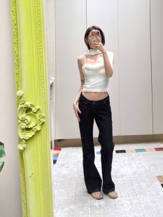 复古牛仔裤 美式 女宽松显瘦休闲百搭 Lioness博主同款 SUSUSELECT