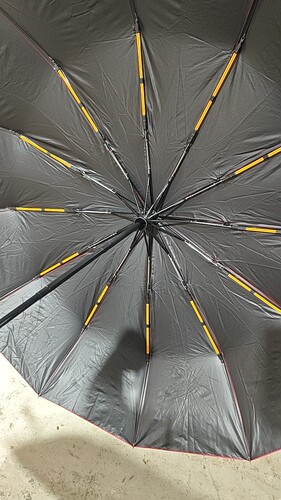 红色雨伞12骨加强伞超大伞面