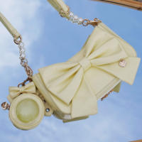 morning glory Original Angel Blessing Pain Bag Cute Bow Crossbody Shoulder Underarm Bag thumbnail 2