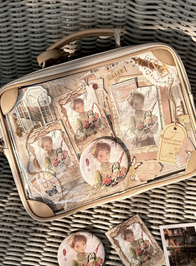 morning glory原创可爱之旅斜跨单肩手提旅行痛复古小方包痛包