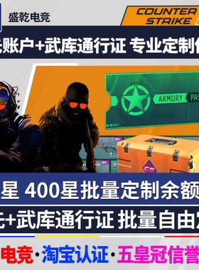 【现货秒发秒上号】CS2武库通行证星星自开送优先号大行动热潮箱