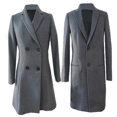 奥迪中长款梭织四季修身