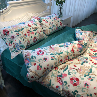 纯棉60s埃及贡缎四件套卡通