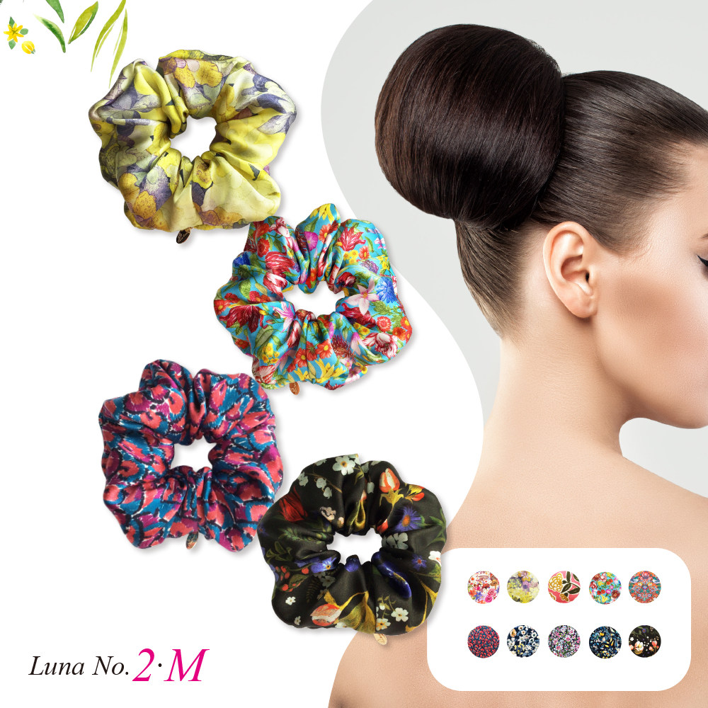 Luna2号月光花影Liberty真丝发圈