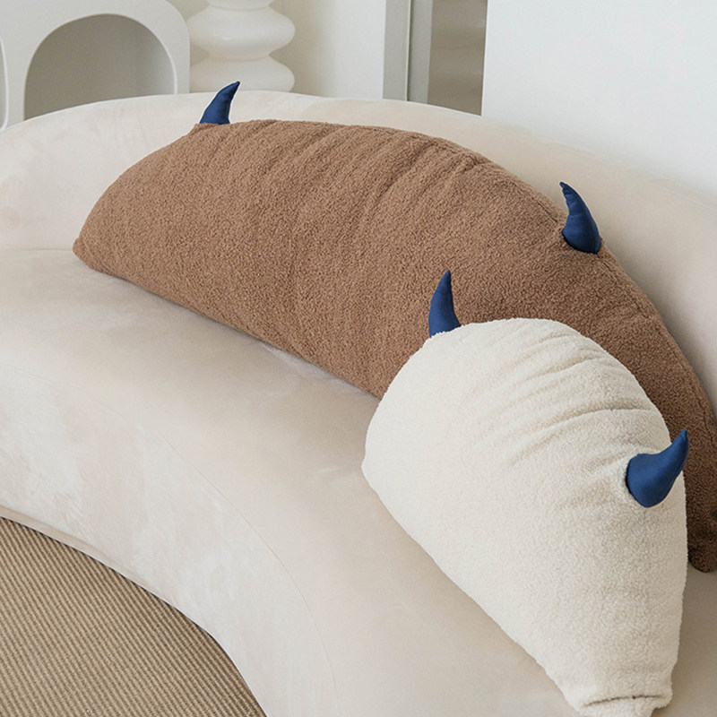 ins风牛角纯靠垫客厅床上抱枕沙发靠背靠枕蓬松舒适可拆洗送女友,居家布艺,靠垫/抱枕,淘宝优惠券,粉丝福利购,淘宝优惠卷