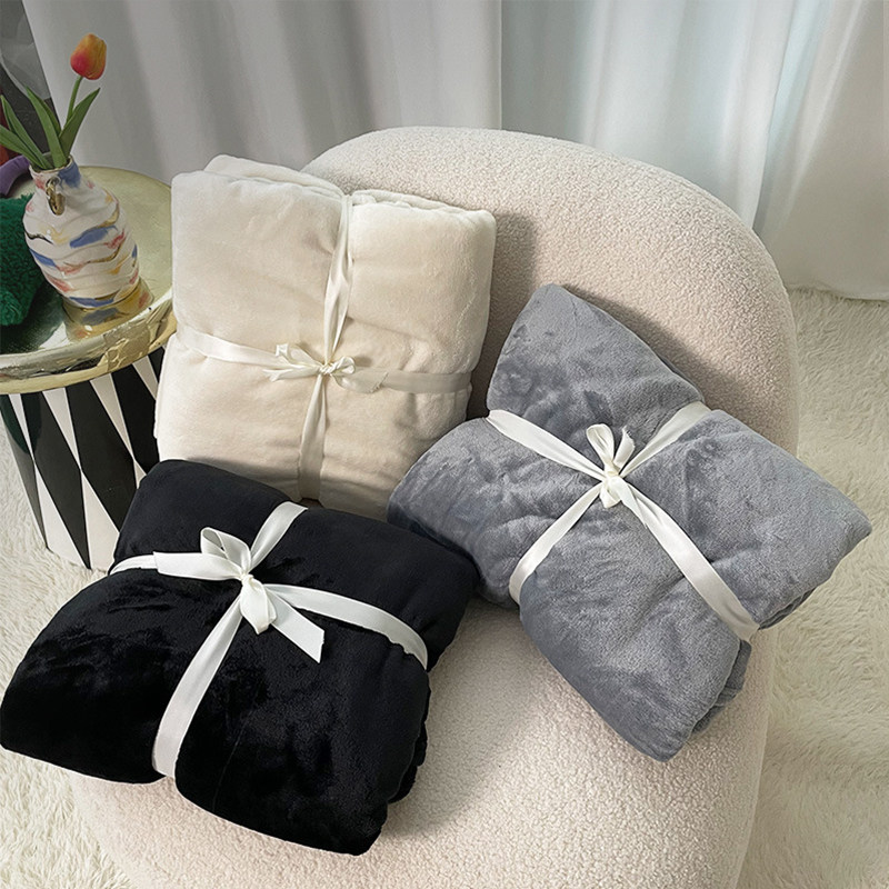 纯色法兰绒午睡毯办公室小毯子冬季铺床毛毯加厚盖毯懒人沙发上用,床上用品,休闲毯/毛毯/绒毯,淘宝优惠券,粉丝福利购,淘宝优惠卷