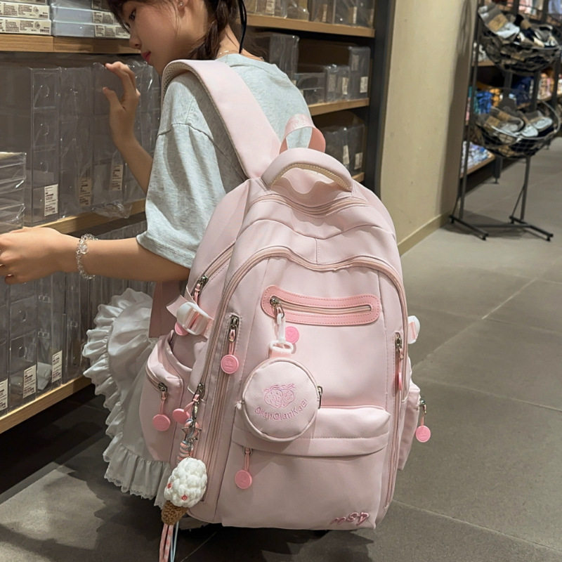 书包初中女生韩版小清新小学生儿童双肩包高中生大学生高颜值背包