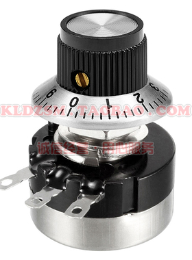 RV24YN20S碳膜电位器 单圈旋转可变电阻 带0-9数字刻度小旋钮帽