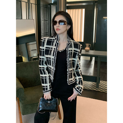 JIJINQI小立领秋冬气质外套