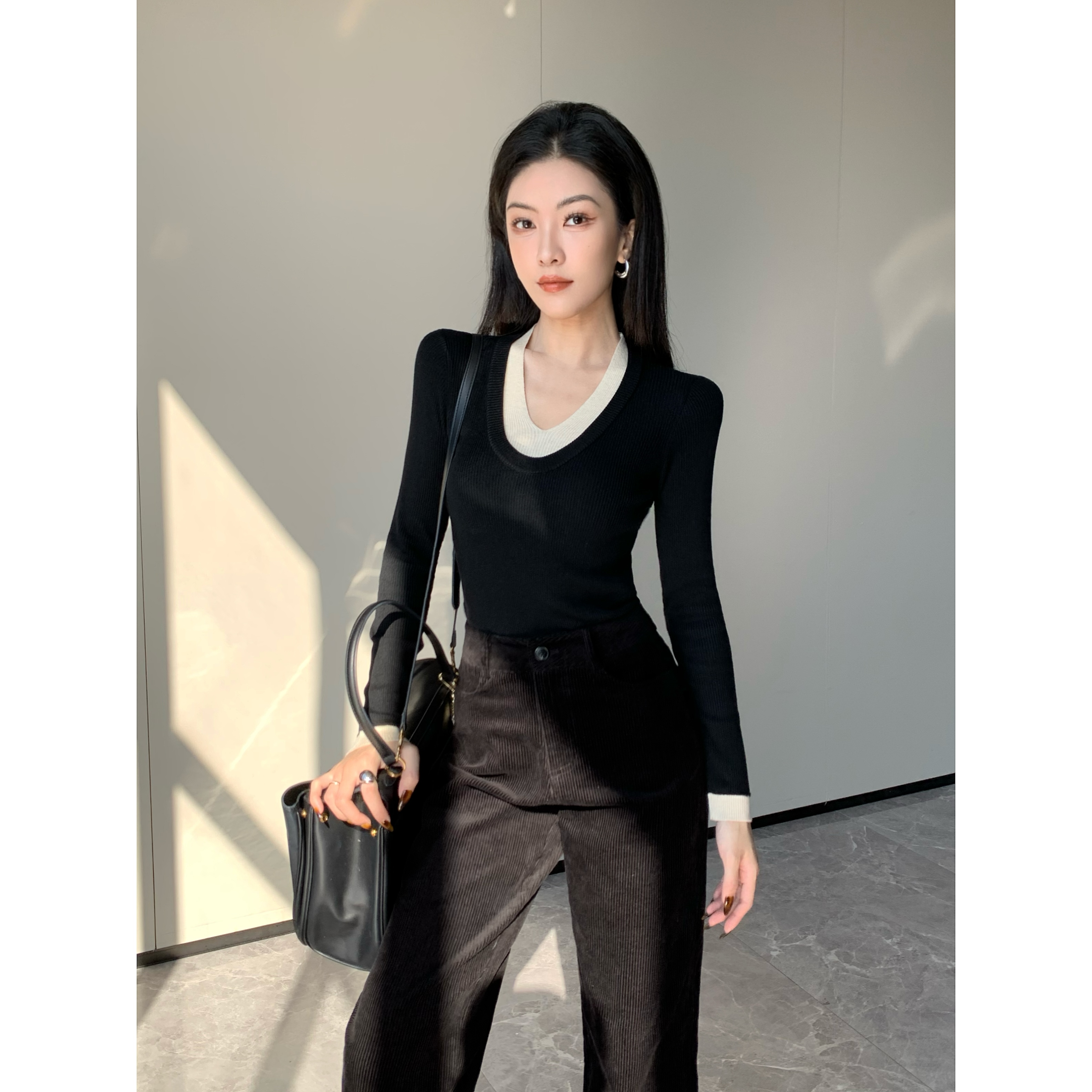 小众成熟气质内搭可外穿长袖