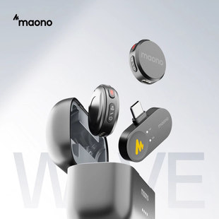 maono闪克T5ai无线领夹式麦克风录音直播手机降噪收音麦器闪客