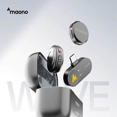 maono闪克T5ai无线领夹式麦克风录音直播手机降噪收音麦器闪客