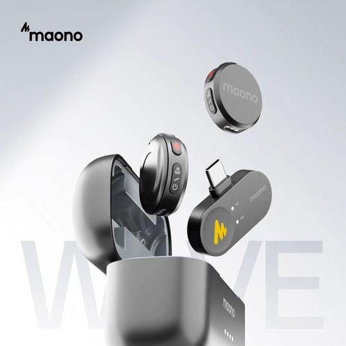 maono闪克T5ai无线领夹式麦克风录音直播手机降噪收音麦器闪客