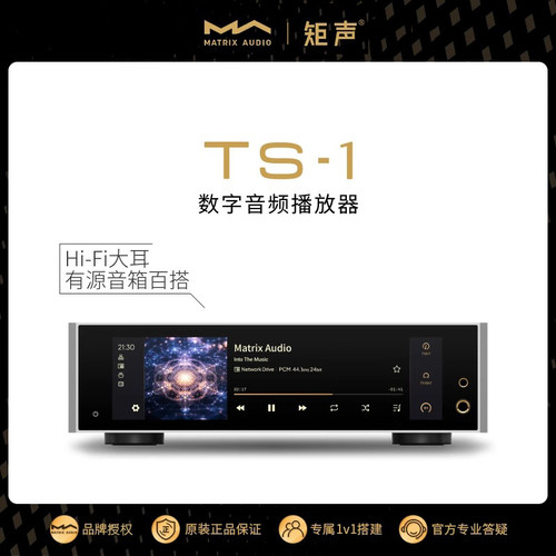 矩声Matrix Audio TS-1 数字音频播放器 数播解码耳放双飞秒时钟