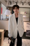 C316XZ258P98春装新款白色黑色西服百搭宽松西装外套帅气网红，男装西服，电商C316