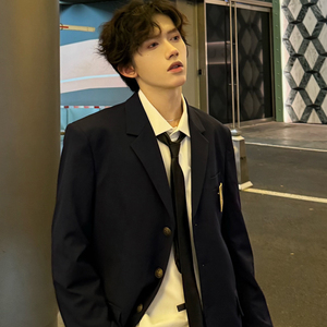 C316 XZ1234 P98 秋冬新款制服校服班服西装学院风DK短款外套图片