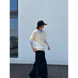 C316T8228P684色入miu感polo衫毛衣针织短袖T恤时尚tee潮，男装针织衫/毛衣，电商C316