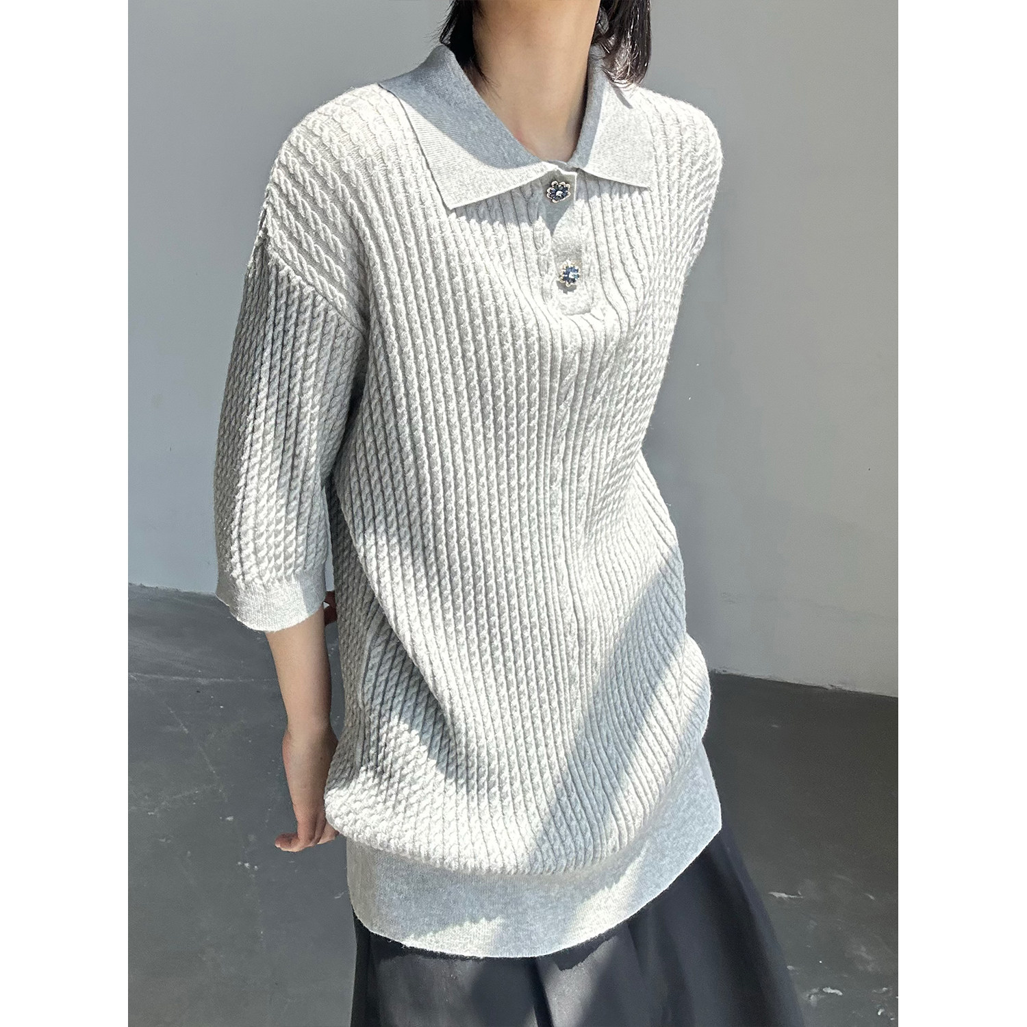C316ZZT01P58夏装新款短袖针织衫T恤时尚百搭teepolo衫个性,男装针织衫/毛衣,电商C316
