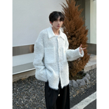 C316MY1020P138秋冬新款毛衣时尚针织衫开衫小香风外套松弛，男装针织衫/毛衣，电商C316