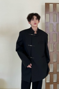 C316 WY850 P98特价 春装新款新中式时尚百搭短款外套西服西装图片