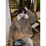 C316TH11117P138冬装新款长袖棉服毛领设计保暖加厚外套棉衣，男装棉衣，电商C316