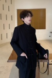 C316XZ844P118春装新中式西服中山装时尚短款外套个性西装盘扣，男装西服，电商C316