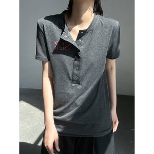 C316 TH552 P48 夏装新款短袖T恤时尚百搭修身tee个性polo衫字母图片