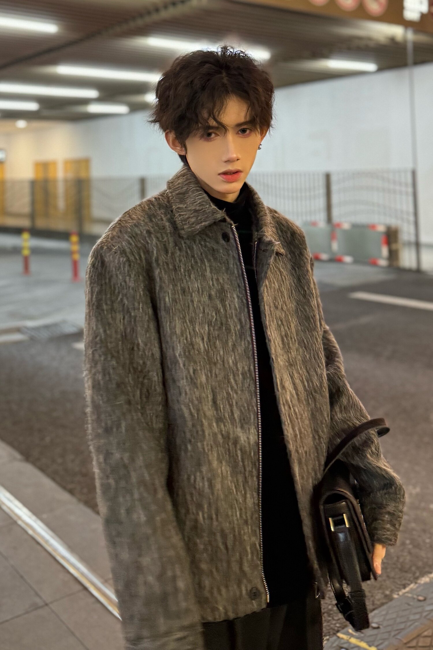 C316 JK826 P128 初春毛呢夹克外套时尚短款夹克衫呢子简约款男装图片