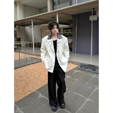 C316XZ8011P118春装新款拼接绣珠宽松西服西装外套时尚男装，男装西服，电商C316