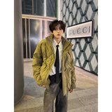 C316MY1023-1P118秋冬新款压花棉衣设计感时尚百搭棉袄外套，男装棉衣，电商C316