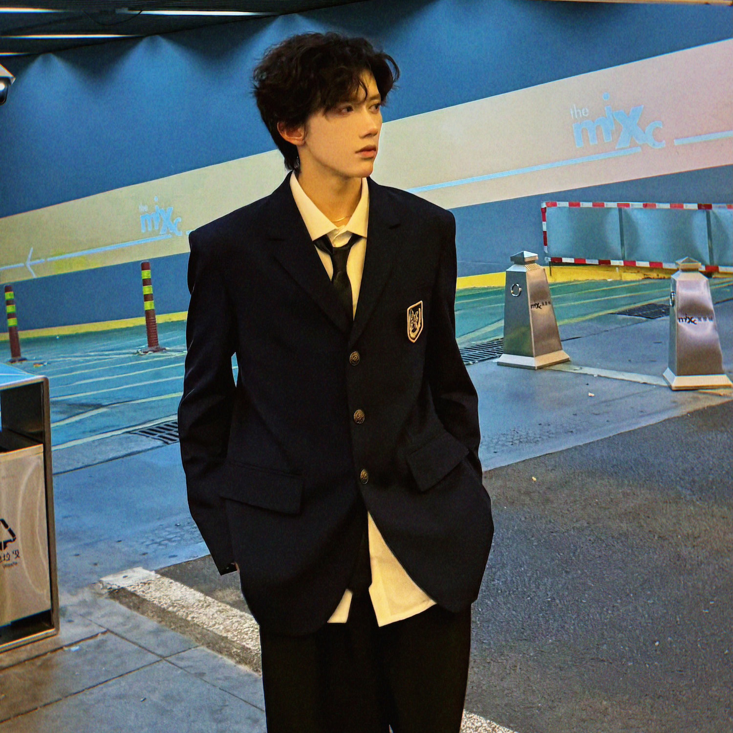 C316XZ1234P98秋冬新款制服校服班服西装学院风DK短款外套,男装西服套装,电商C316