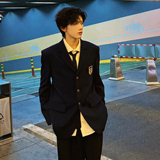 C316XZ1234P98秋冬新款制服校服班服西装学院风DK短款外套，男装西服套装，电商C316