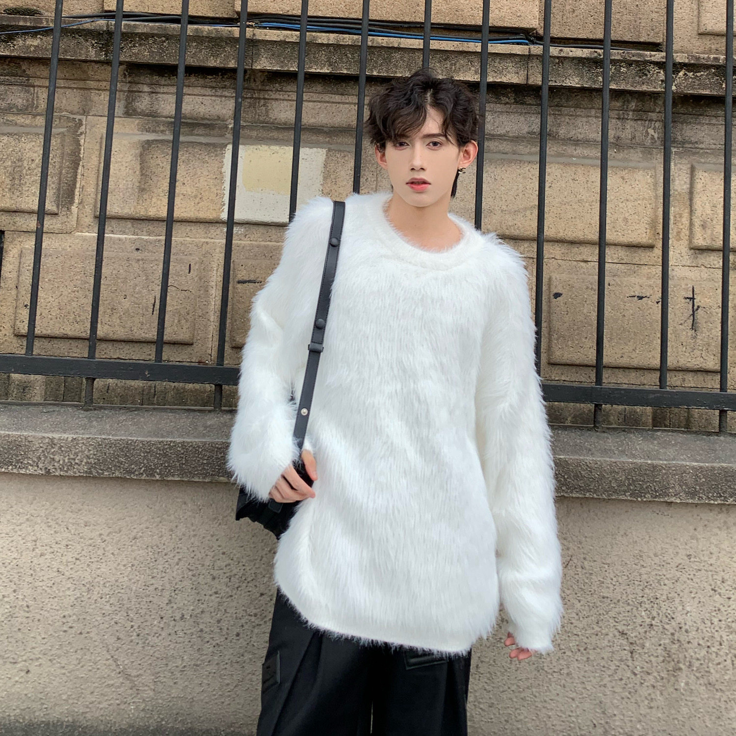 C316MY128P88秋冬男士毛衣针织衫线衣毛衫套头潮流圆领高级,男装针织衫/毛衣,电商C316